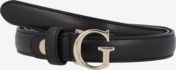 Ceinture GUESS en noir : devant