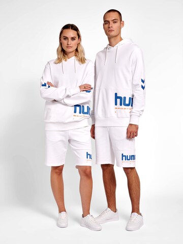 Hummel Athletic Sweatshirt in White: front