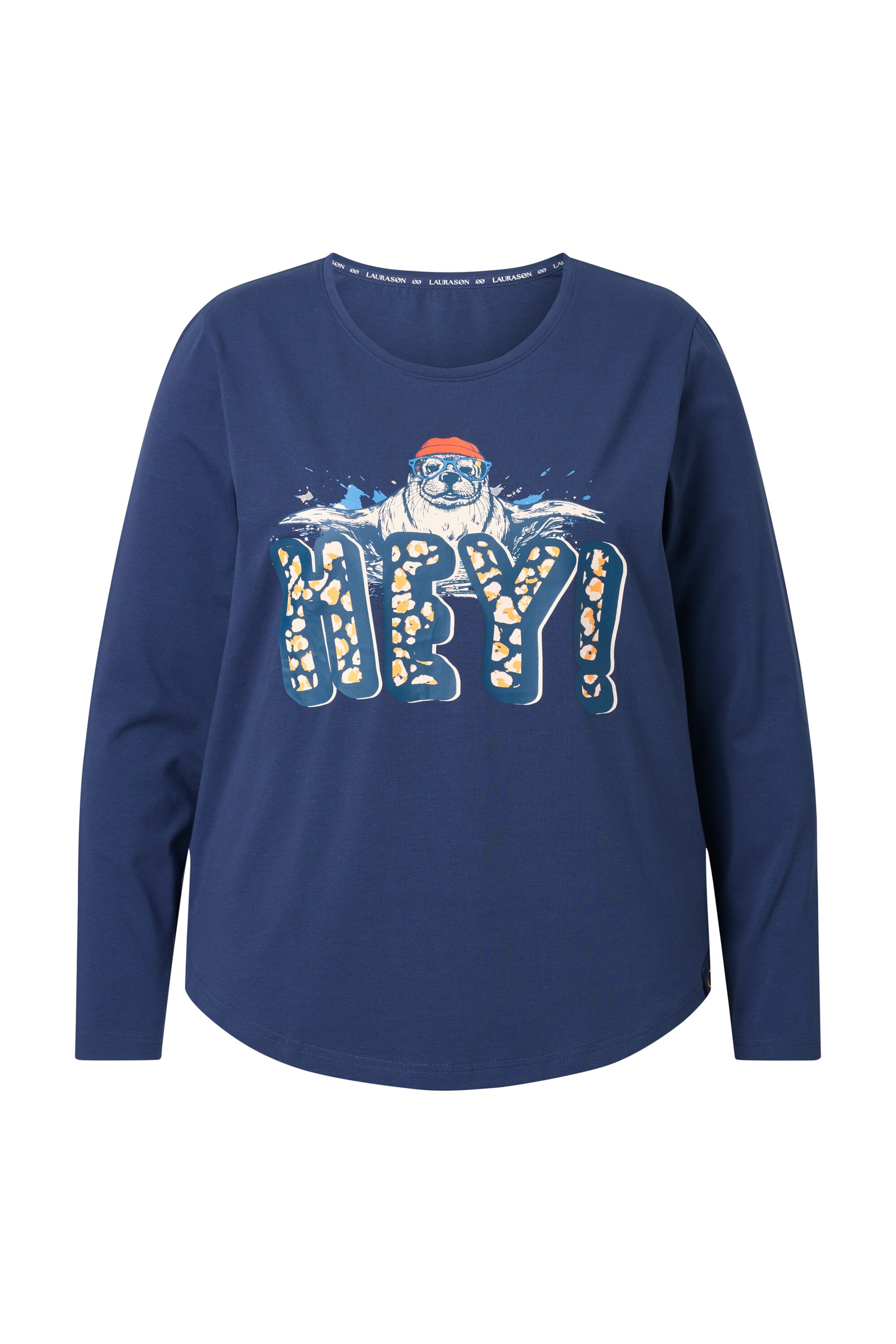 LAURASØN Shirt in Blauw: voorkant