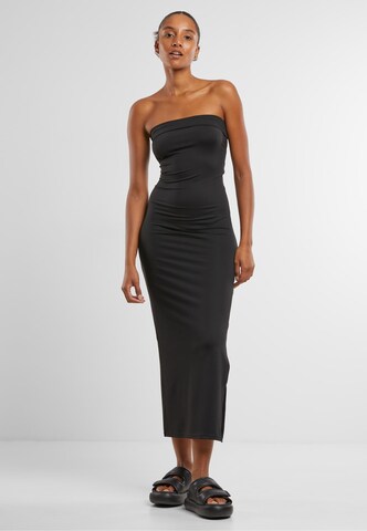Urban Classics Kleid in Schwarz: Vorderseite