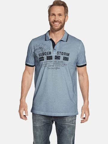 Jan Vanderstorm Shirt ' Anthonis ' in Blauw: voorkant