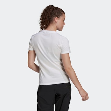 Skinny T-shirt fonctionnel ADIDAS TERREX en blanc