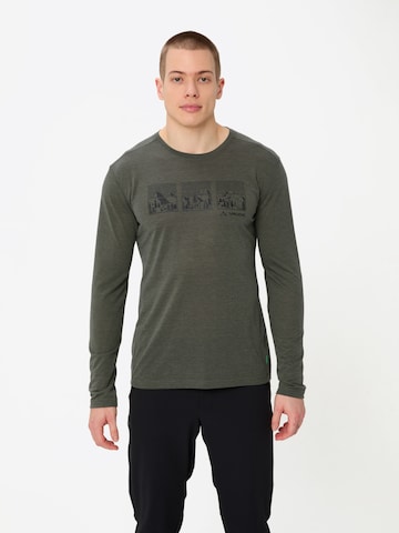 VAUDE Funktionsshirt 'Rosemoor II' in Grün: Vorderseite