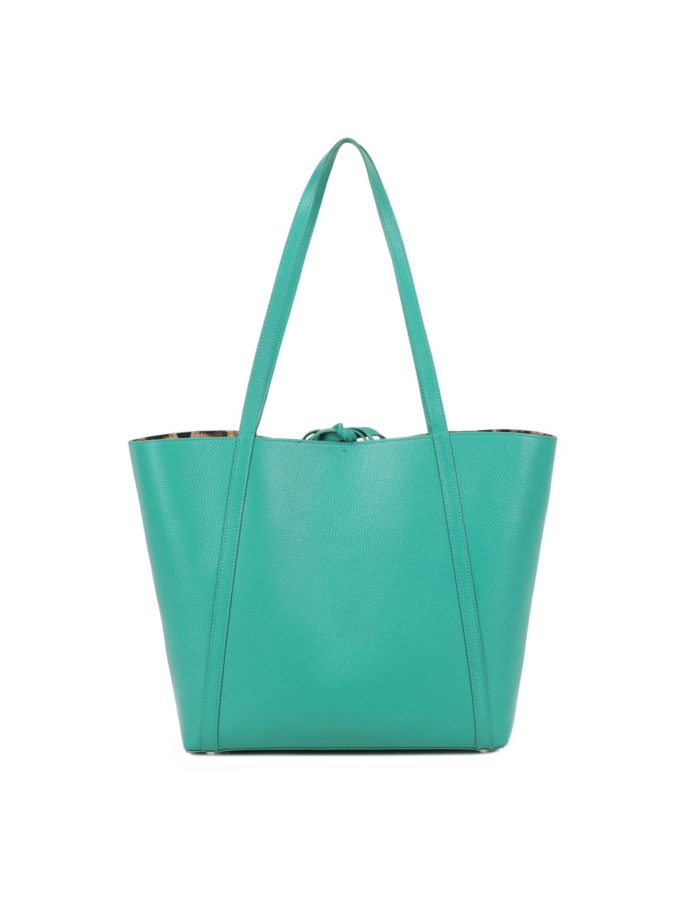 Shopper 'Double' di Braccialini in verde