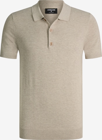 STRELLSON Poloshirt 'Loic' in Beige: Vorderseite