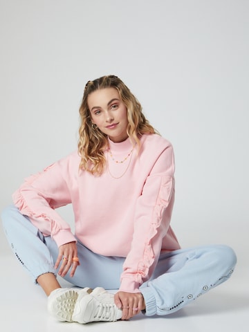 florence by mills exclusive for ABOUT YOU Sweatshirt 'Orchid' in Pink