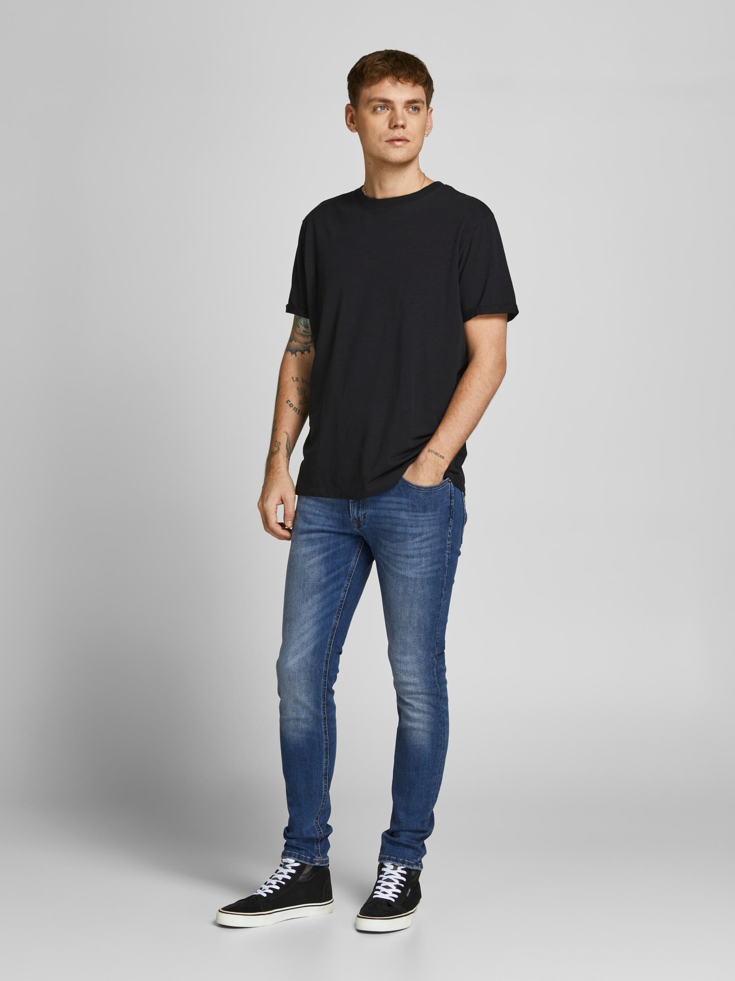 Männer Jeans JACK & JONES Jeans 'LIAM' in Marine, Hellblau - KE50703 Männer Jeans JACK & JONES Jeans 'LIAM' in Marine, Hellblau - KE50703