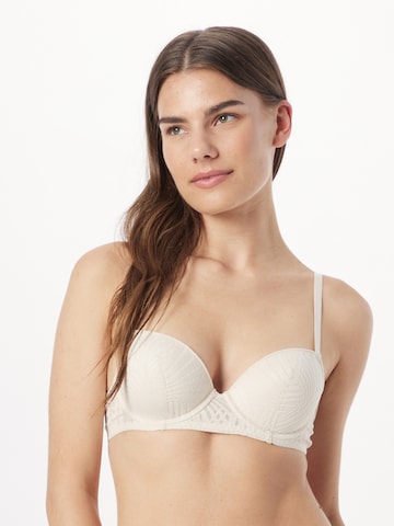 T-shirt Reggiseno di ESPRIT in beige: frontale