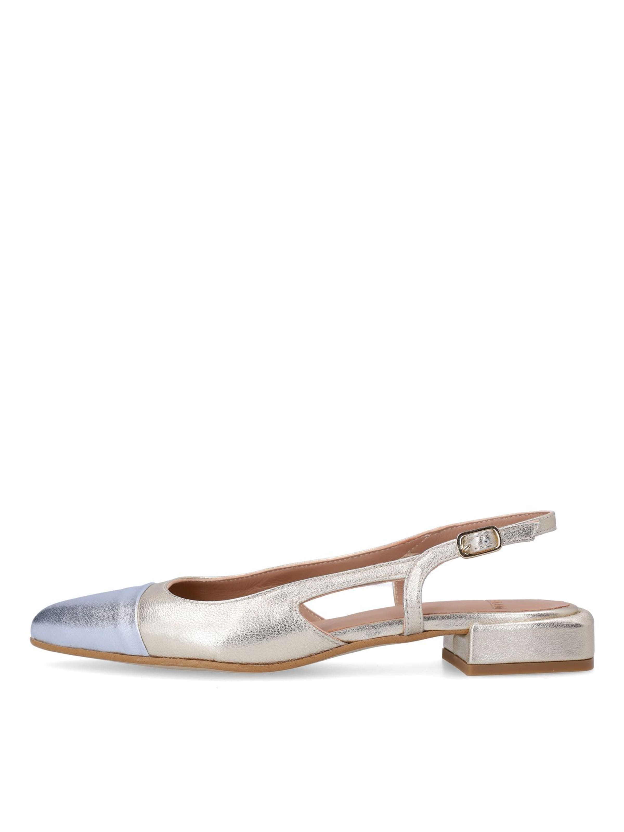 Ballerines à lanières MANFIELD en or