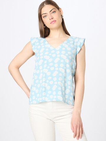 TOM TAILOR DENIM Blouse in Blauw: voorkant