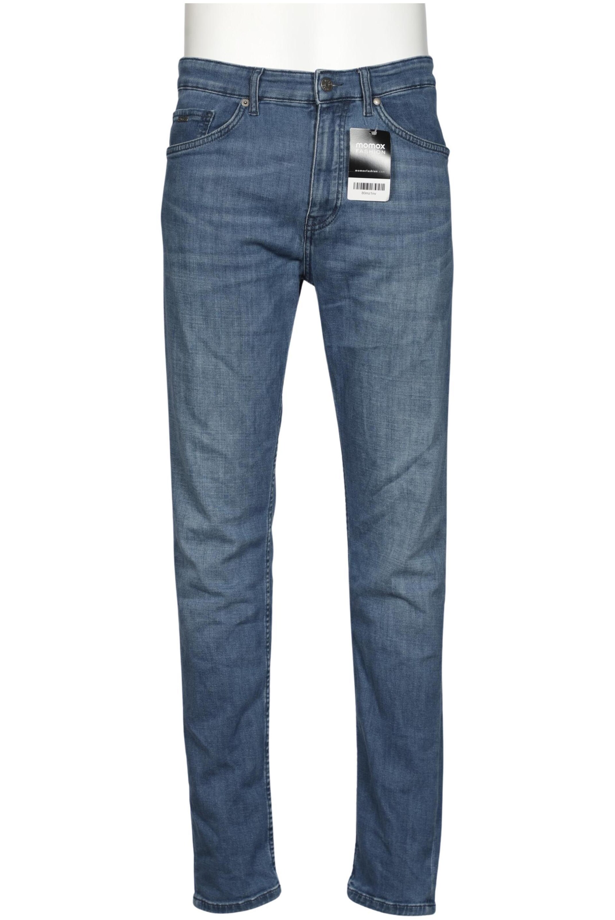 BOSS Black Jeans in 32 in Blue: front