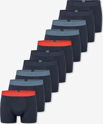 SCHIESSER Boxer shorts ' 95/5 ' in Blue: front