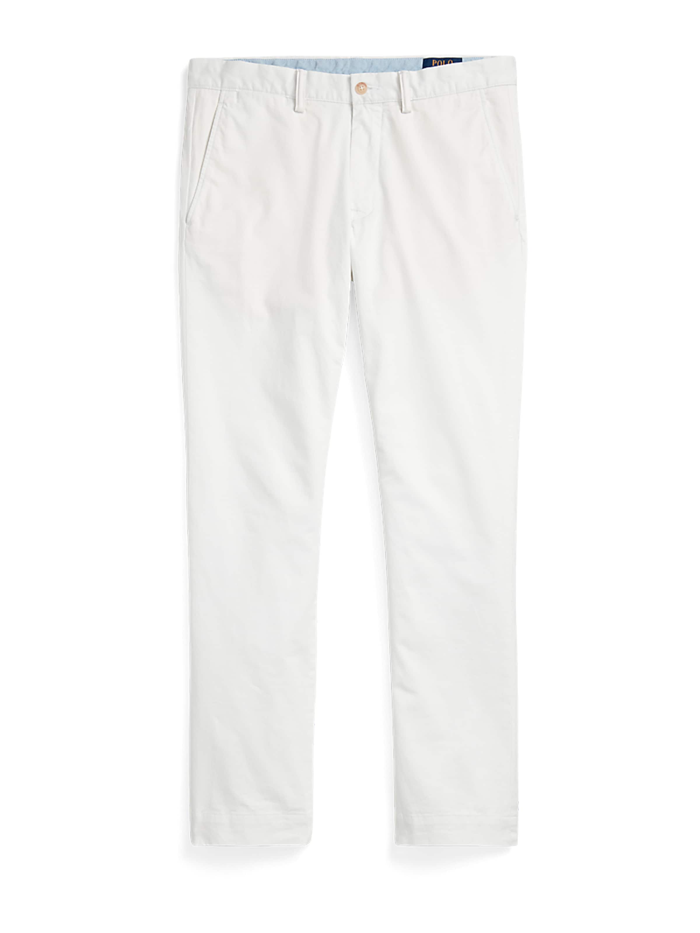 Polo Ralph Lauren Slimfit Chinohousut 'Bedford' värissä valkoinen: etupuoli