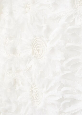 MANGO KIDS Kleid 'Flower' in Weiß