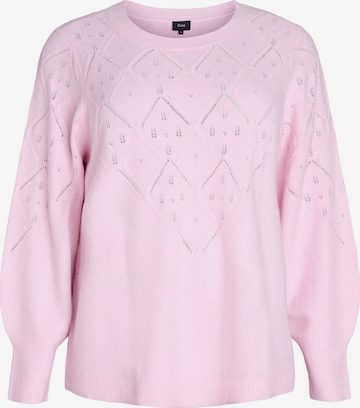 rožinė Zizzi Megztinis 'Casunny': priekis