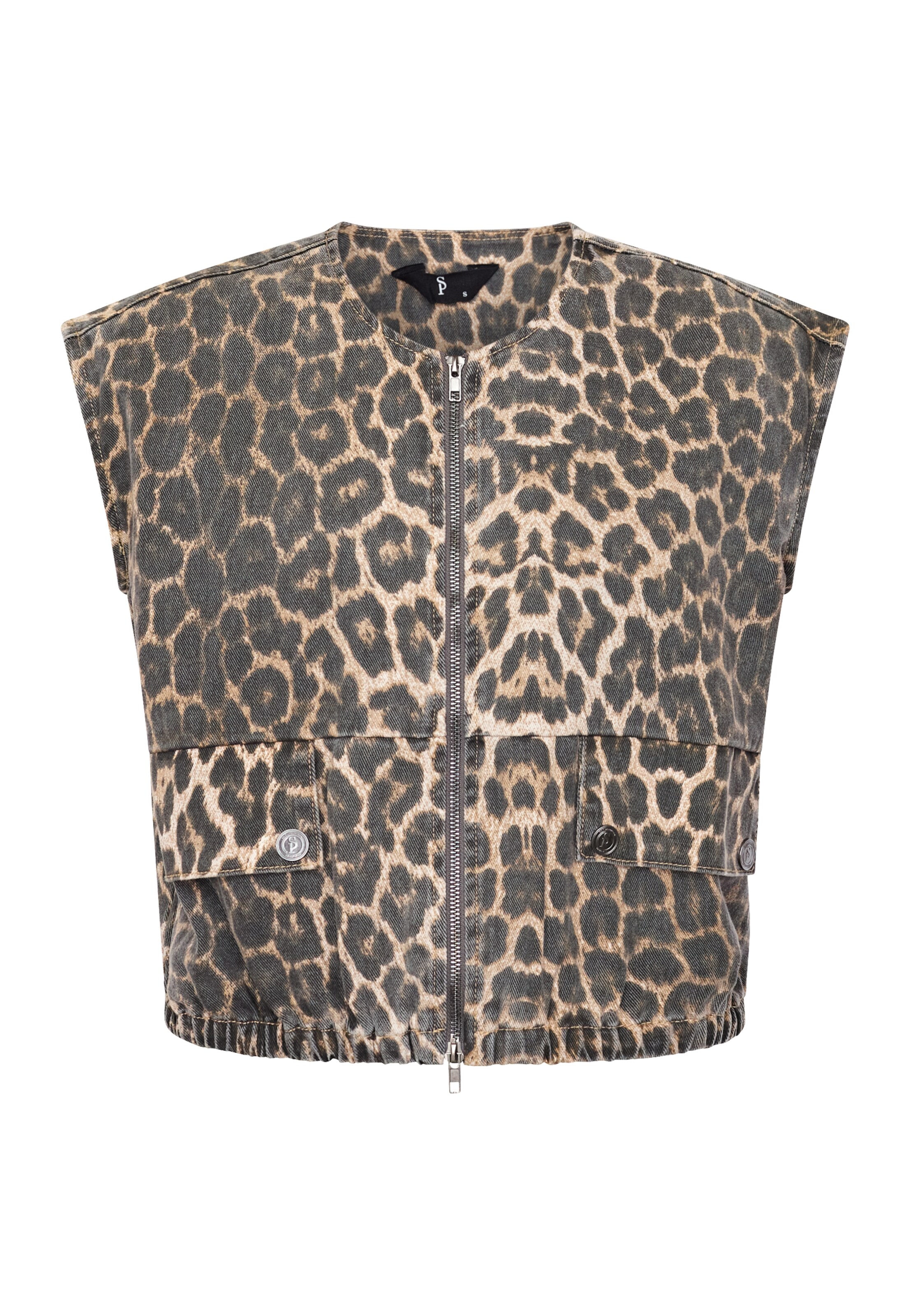 SISTERS POINT - Chaleco 'GARWIN' en beige: frente