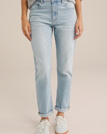 WE Fashion Loosefit Jeans in Blau: Vorderseite
