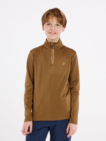 PROTEST Sportsweatshirt 'WILLOWY JR' in Braun