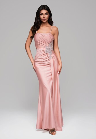 Ombre Avondjurk 'Elysia' in Roze: voorkant