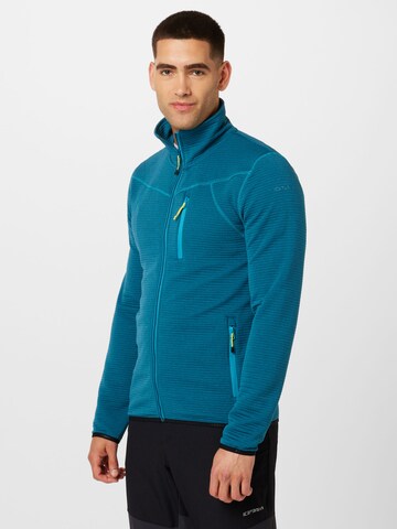 Veste en polaire fonctionnelle 'BERTHOLD' ICEPEAK en bleu : devant