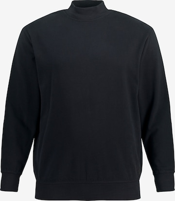 Sweat-shirt JP1880 en noir : devant