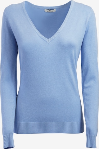 Influencer Pullover in Blau: predná strana