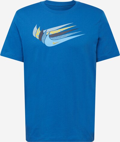 Nike Sportswear Majica u plava / mornarsko plava / svijetloplava / žuta, Pregled proizvoda