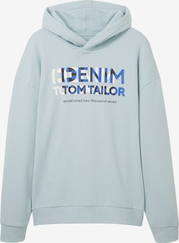 TOM TAILOR DENIM Sweatshirt i blå: forside
