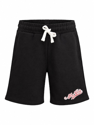 GrimelangeHlače 'GRIMELANGE Knit-Shorts mit Kordelzugbund' - crna boja