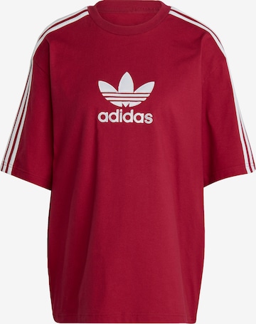 ADIDAS ORIGINALS Shirt 'Centre Stage' in Rood: voorkant