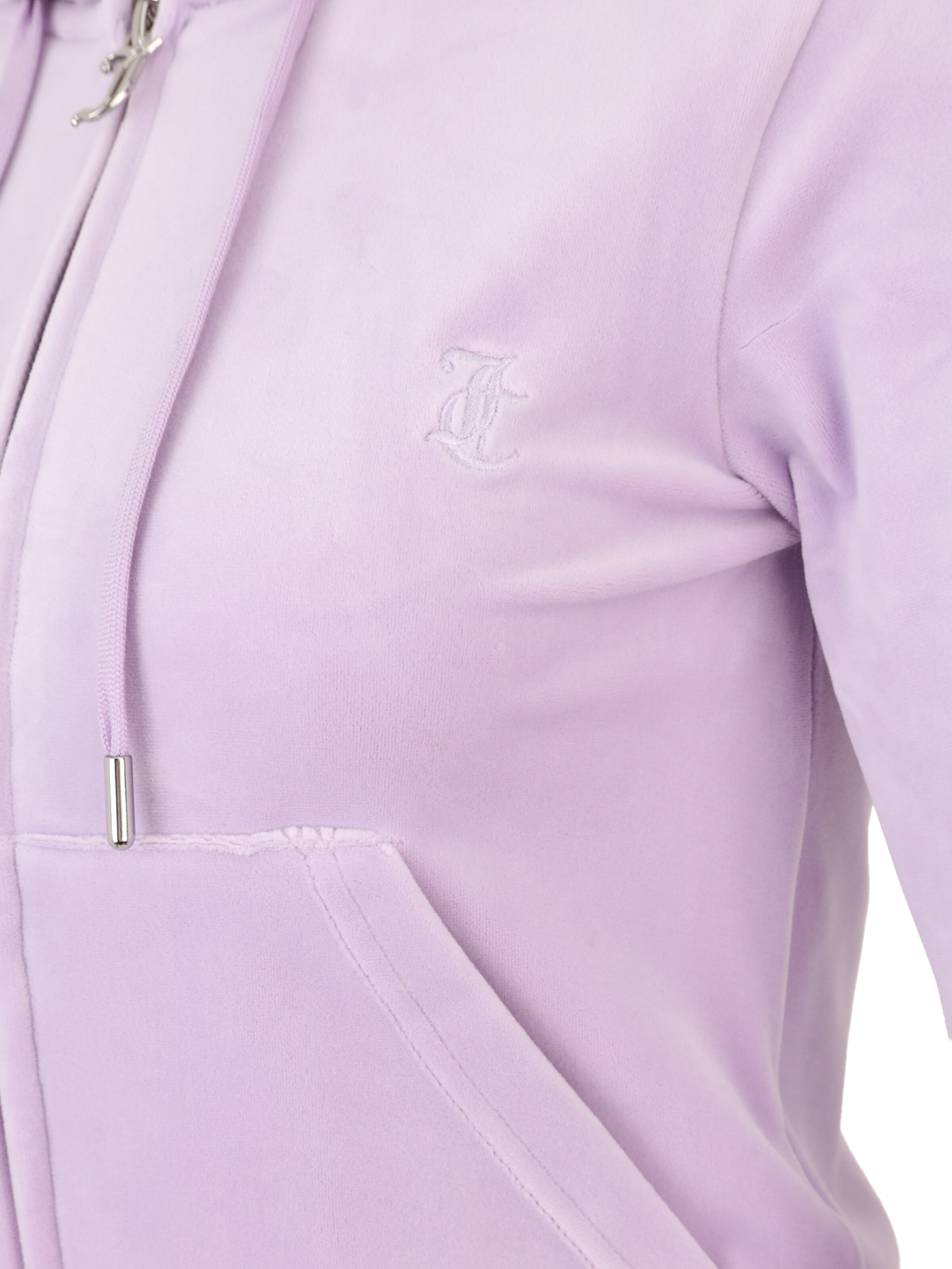 Juicy Couture Petite - Sudadera con cremallera 'ROBERTSON' en lila