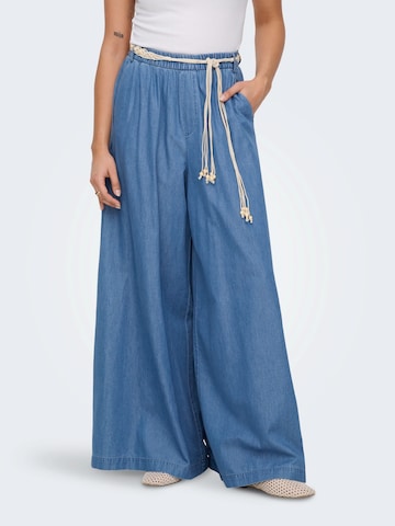 ONLY Wide leg Jeans 'ONLBEA' in Blue: front