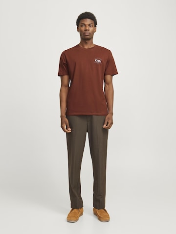 T-Shirt JACK & JONES en marron