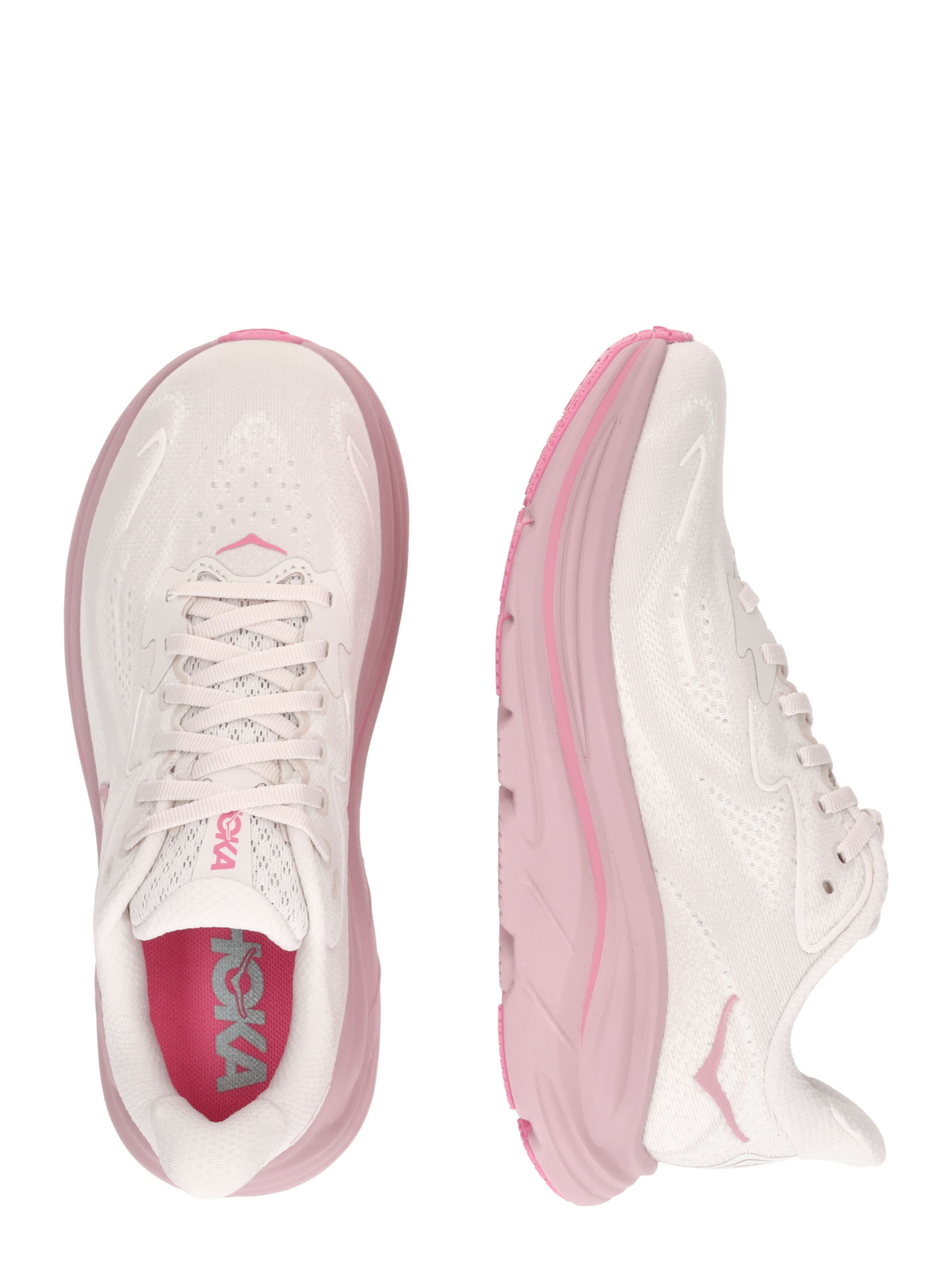 Chaussure de course 'Clifton 10' HOKA en rose