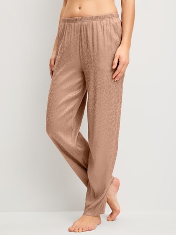 CALIDA Pajama pants 'Glimmer M&M' in Brown