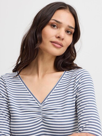 Fransa Top in Blau