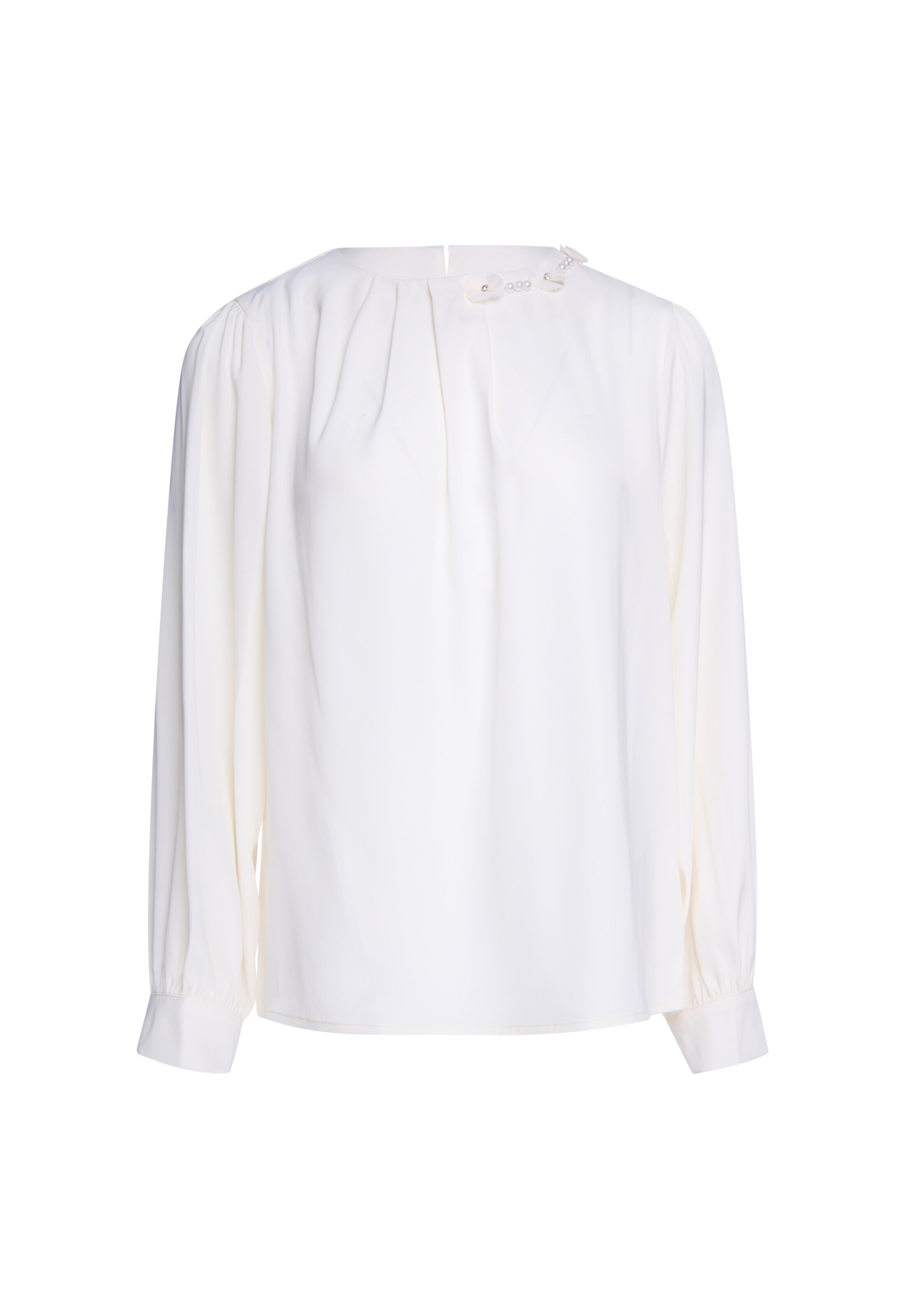 usha BLACK LABEL Blusa en S en crema, Vista del producto