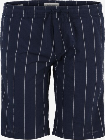 Jack & Jones Plus Regular Broek 'JEFF' in Blauw: voorkant