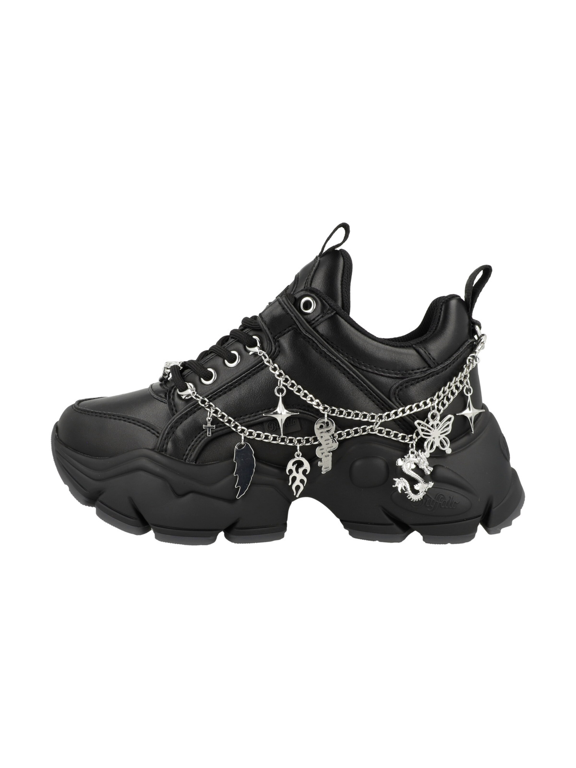 BUFFALO Sneaker 'Binary Charm 2.0' in Schwarz