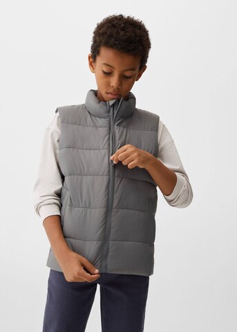 Gilet 'Ontario' MANGO KIDS en gris : devant