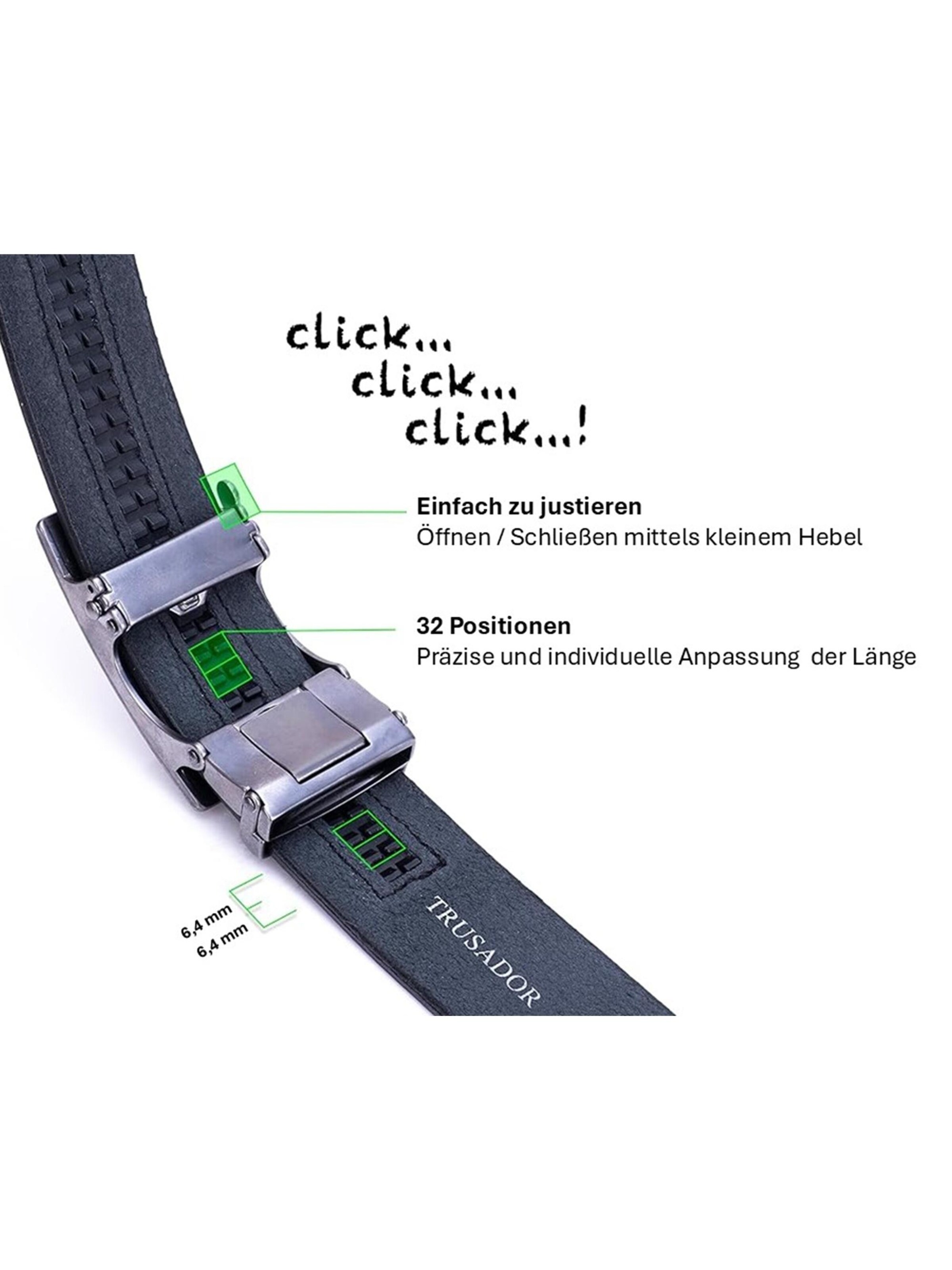 Trusador Gürtel 'Ferrara' in Silber