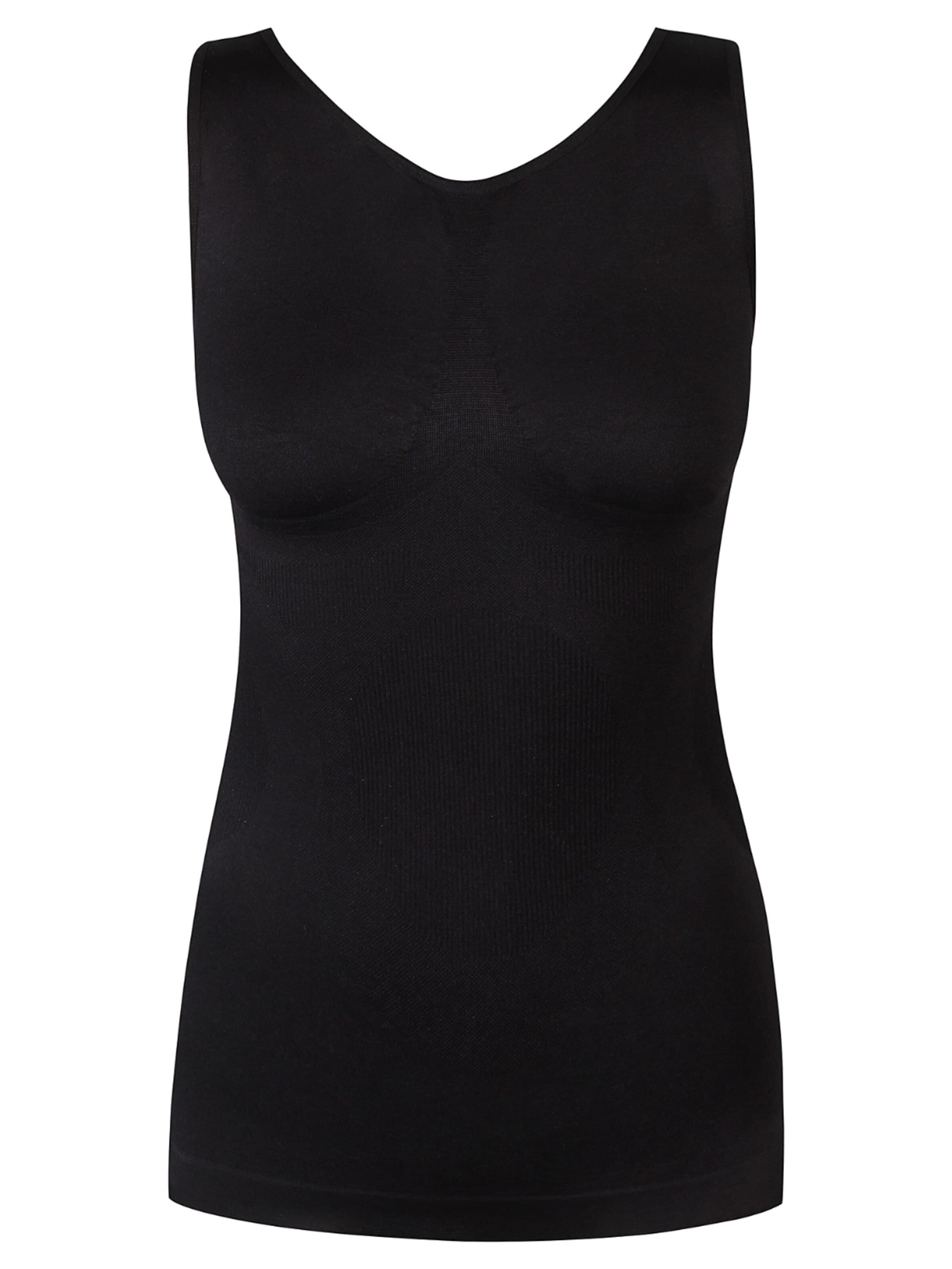Zhenzi Shaping top 'SHAPE 01' in Black: front