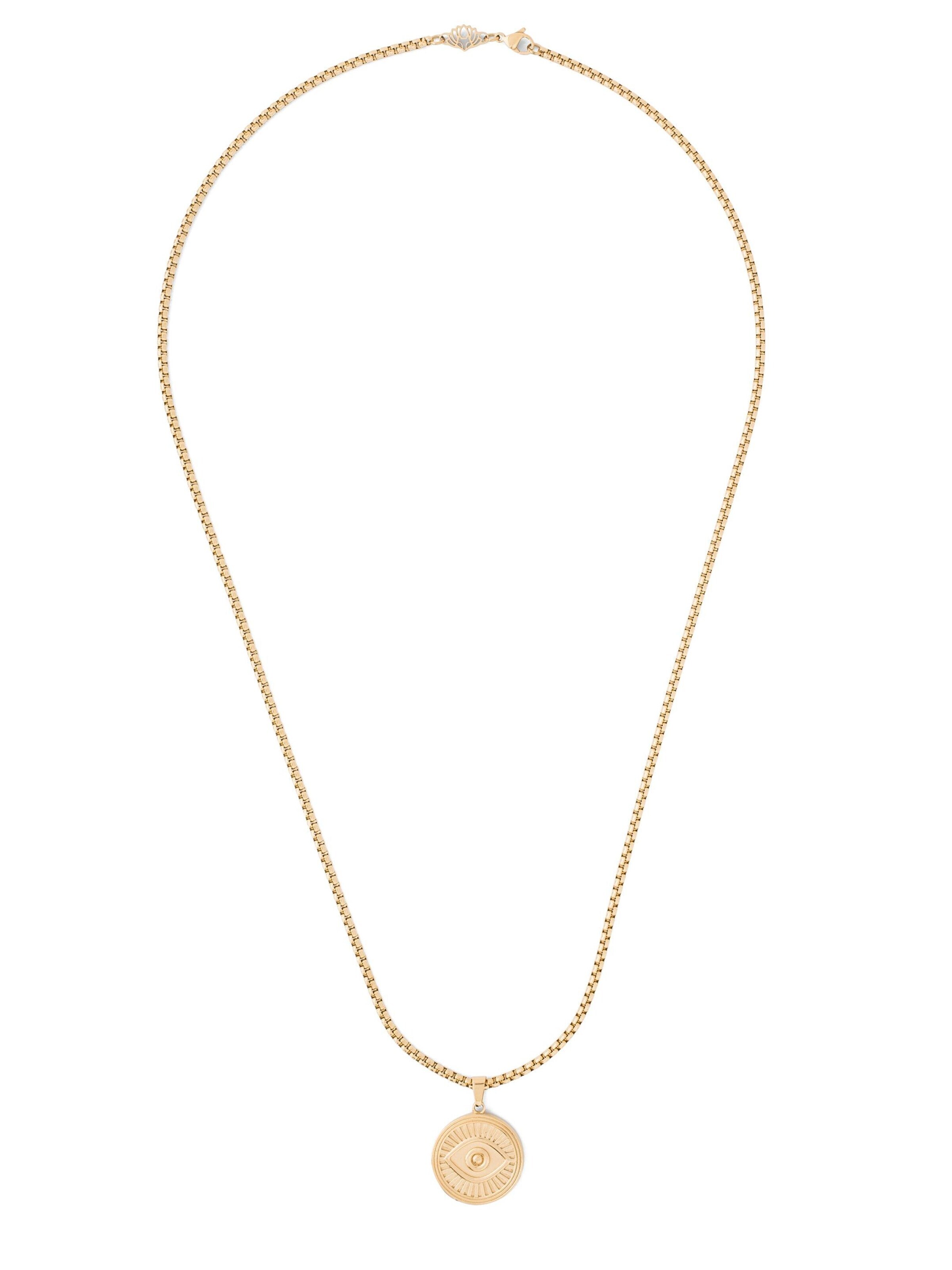 Akitsune Necklace 'Astra' in Gold: front