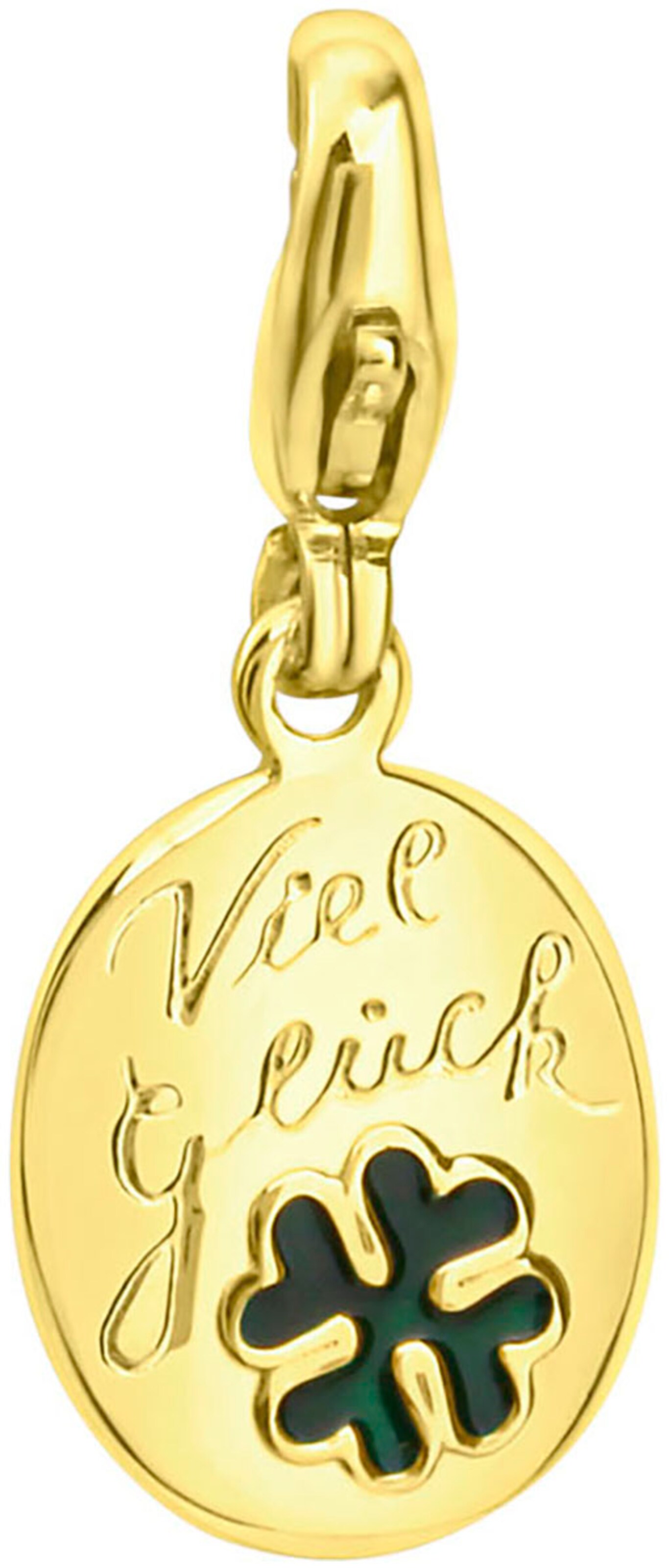 FIRETTI Pendant in Gold: front