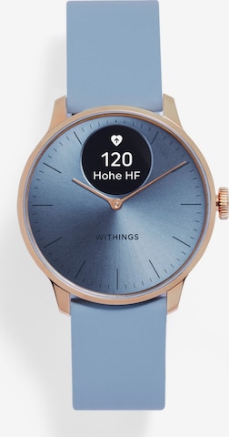 Withings Analog Watch in Blue: front