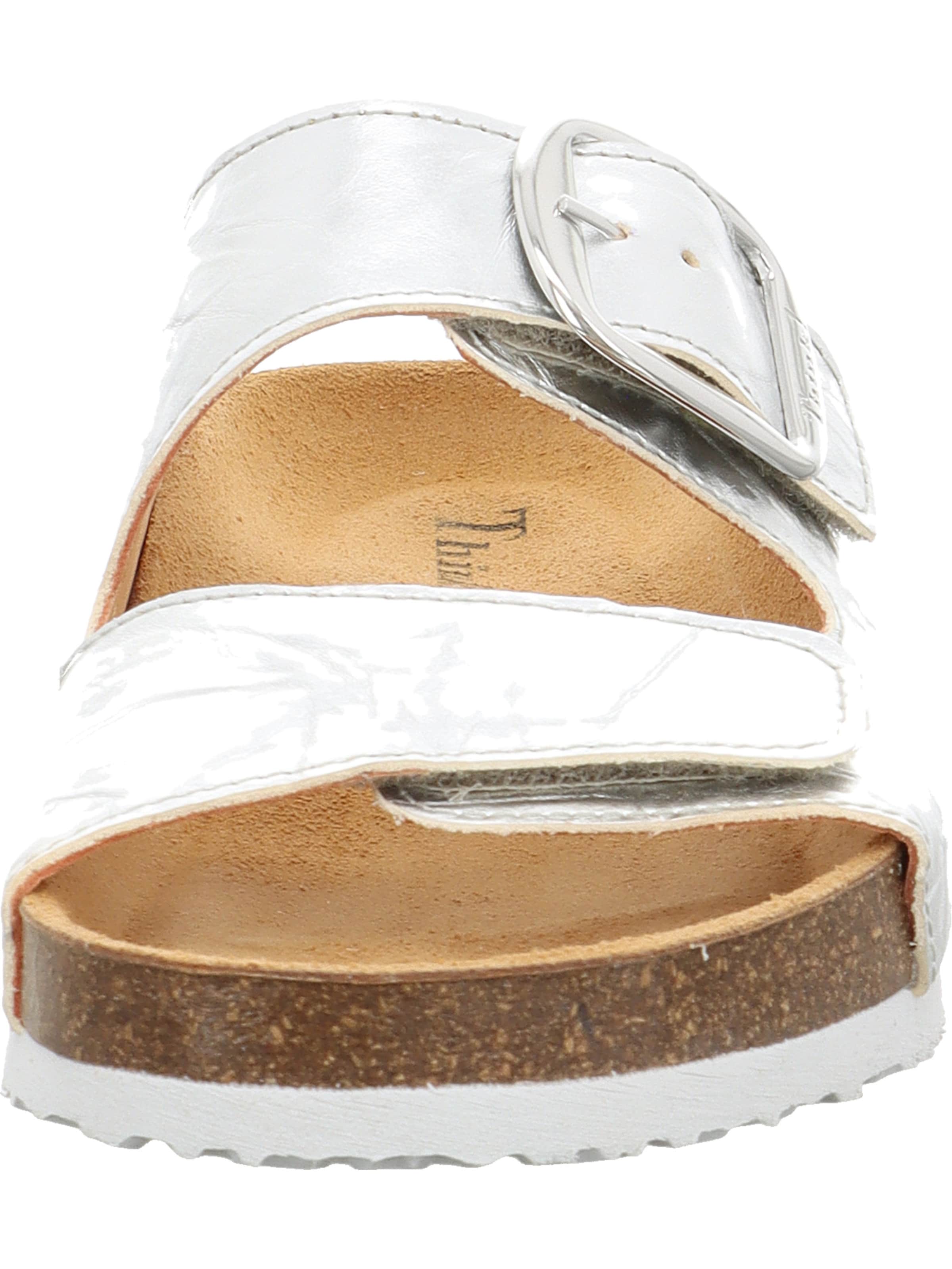 THINK! Pantolette 'Crissi' in Silber
