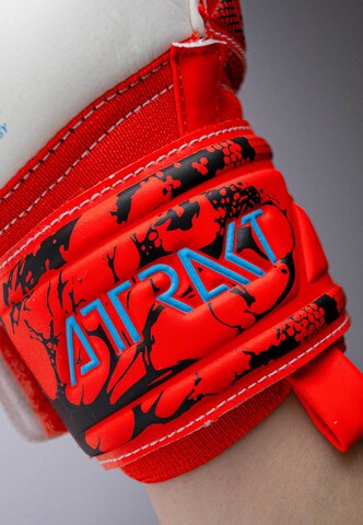 REUSCH Athletic Gloves 'Attrakt Grip' in Red