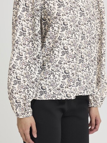 ICHI - Blusa 'HARPER' en marrón