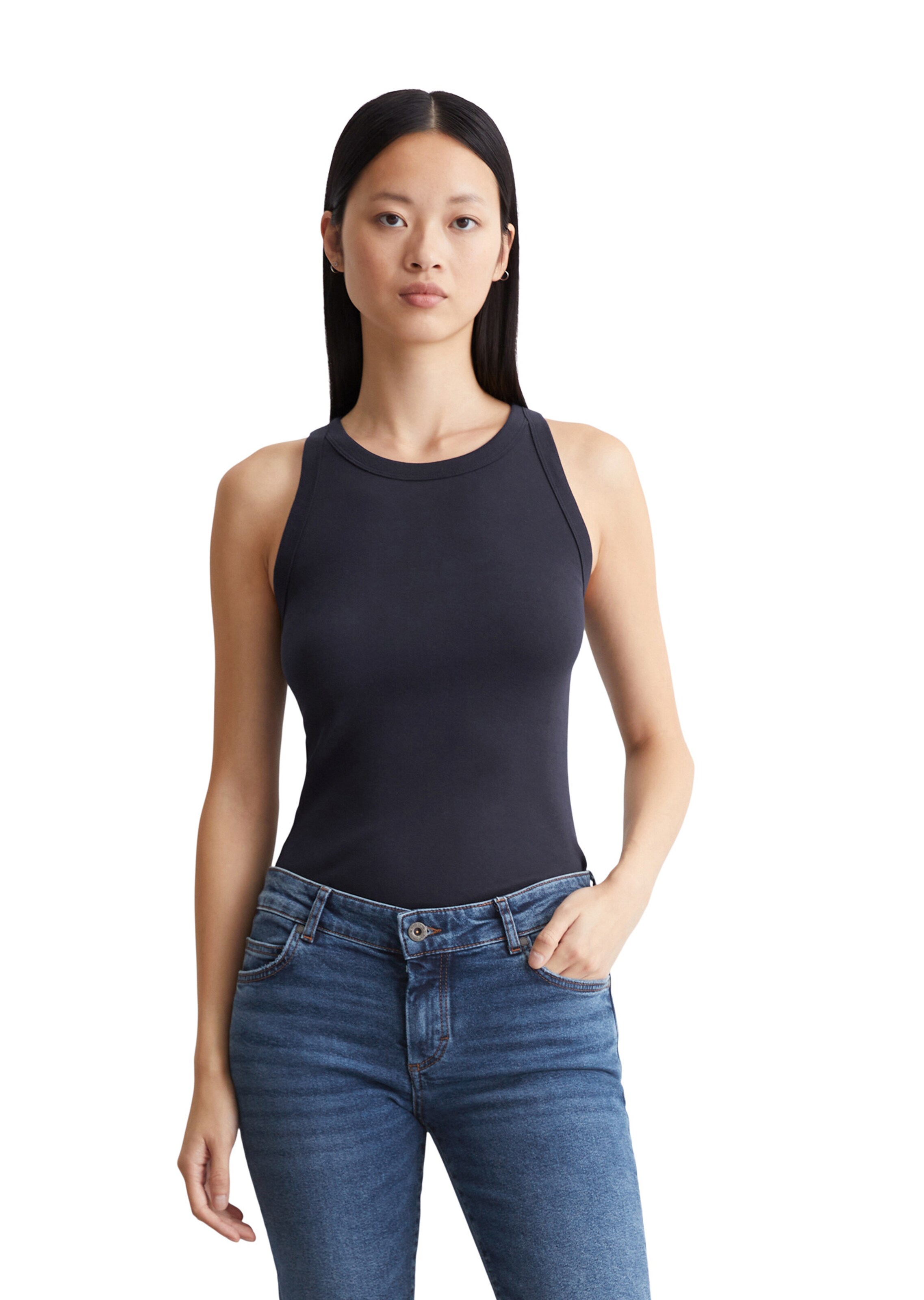 Marc O'Polo Top in Blauw: voorkant