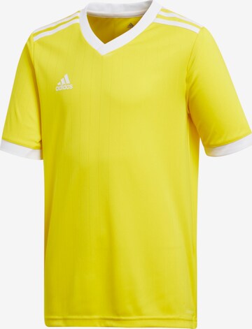 T-Shirt fonctionnel 'Tabela 18' ADIDAS PERFORMANCE en jaune : devant